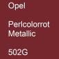 Preview: Opel, Perlcolorrot Metallic, 502G.